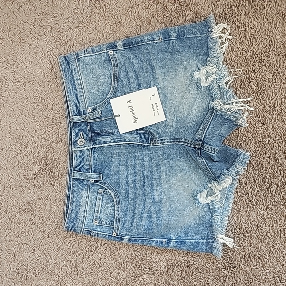 Denim shorts
